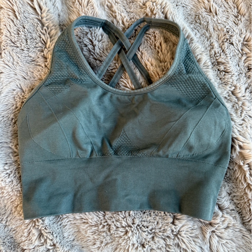 Zella Green Sports Bra